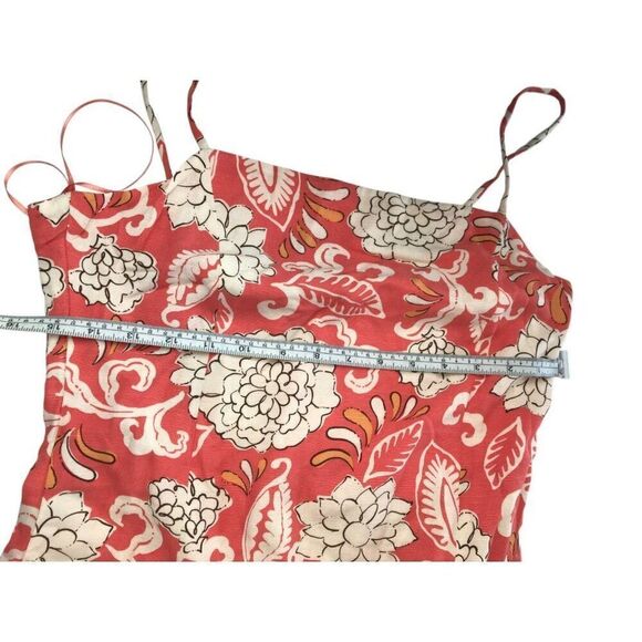 Zara Womens Midi Dress Strappy Size M Red Floral Sleeveless 2183/065 NWOT - Picture 7 of 10